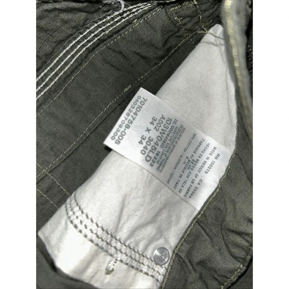 Wrangler Riggs Technician Pants 34x34 Mens Relaxed Fit Dark Green NWT
